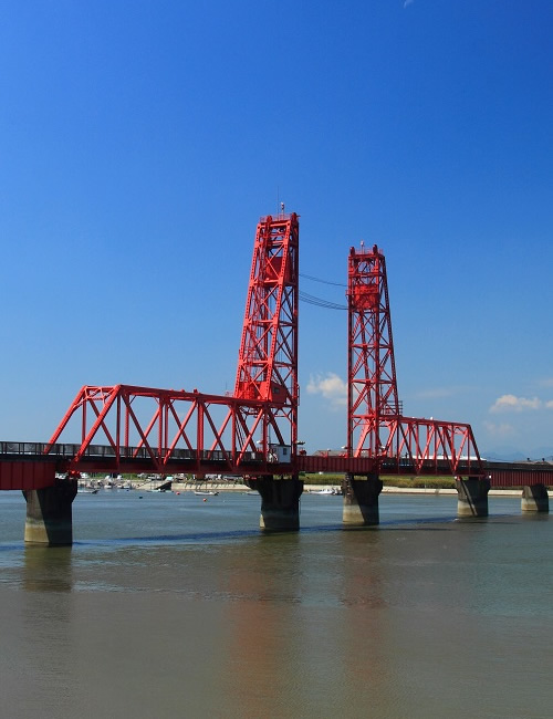 筑後川昇開橋の写真