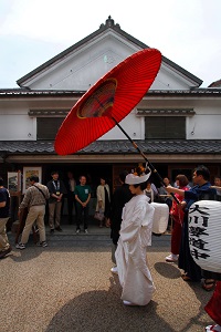 小保・榎津の町並み